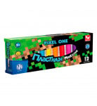 Восковий пластилін Школярик Pixel One 12 кольорів