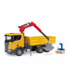 Модель Bruder Scania Super 560R з краном-маніпулятором та аксесуарами 1:16