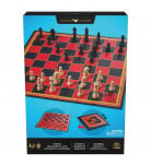 Набір настільних ігор Spin Master Chess Draughts Noughts Crosses (укр)