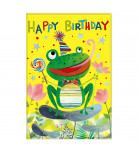 Вітальна листівка Happy com 3D Frog
