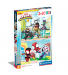 Набір пазлів 2-в-1 Clementoni Spidey and His Amazing Friend 2х20 ел