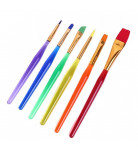 Набір професійних нейлонових пензликів Brushme Ensemble de Pinceaux 6 штук