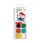 Акварельні фарби Rosa Kids Cats with a Boy 12 кольорів
