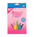 Набір кольорових олівців Yes Barbie 18 шт