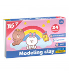 Пластилін Yes Line Friends 24 кольори