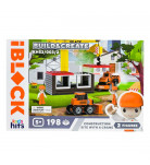 Конструктор Kids Hits IBlock Junior Баштовий кран та бульдозери 198 ел