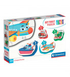 Пазл 4 в 1 Clementoni My First Puzzles Means of Transport 2, 3, 4, 5 ел