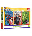 Пазли Trefl The Avengers 3x50 шт