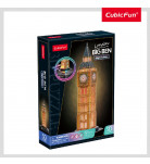 Конструктор-головоломка Cubic Fun 3D Puzzle Night edition Біг Бен 32 ел
