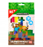 Олівці кольорові двокольорові Yes Minecraft 18 шт