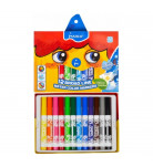Фломастери Marco Super Washable Jumbo товсті 12 кольорів