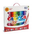 Набір фломастерів Carioca Joy 60 кольорів