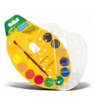 Палітра фарб Crayola 53-8434 з пензликом 12 кольорів