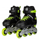 Ролікові ковзани Stiga Tornado Inlines Black Lime Green, р. 34-38