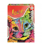 Пазл Educa Tilt Cat Love 1000 ел