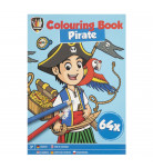 Книга-розмальовка Grafix Pirate 64 с