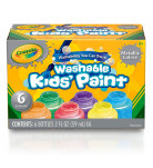 Набір фарб Crayola Washable Paint Metallic Colors в баночках 6 шт