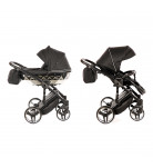 Універсальна коляска 2 в 1 Junama Mirror Blysk 03 Black 