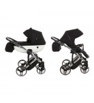 Універсальна коляска 2 в 1 Junama Diamond S-line 04 Black/White 