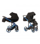 Універсальна коляска 2 в 1 Junama Diamond Individual 02 Black/Blue 