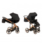 Універсальна коляска 2 в 1 Junama Diamond Individual 03 Black/Gold 