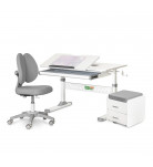 Комплект меблів ErgoKids Парта Крісло Тумба L TH-310 Grey