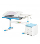 Комплект меблів ErgoKids Парта Тумба S TH-310 Blue