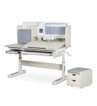 Стіл Mealux BD-630 MG Winnipeg Multicolor Plus Maple Grey з тумбою