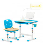 Комплект Evo-Kids Стіл Стілець Evo-17 Ergo Blue