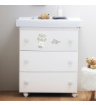 Пеленальный комод Pali Bonnie Baby MY19 White