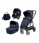 Універсальна коляска 3 в 1 Peg-Perego Veloce Blue Shine SL