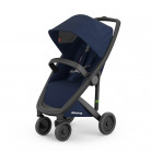Прогулянкова коляска Greentom Classic Blue Black