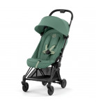 Коляска Cybex Coya Matt Black Leaf Green