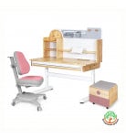 Комплект Mealux Timberdesk L Парта Тумба Крісло 110 DPG-PN