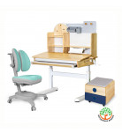 Комплект Mealux L Timberdesk S Парта Тумба Крісло 115 TG-BLG