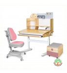 Комплект Mealux L Timberdesk S Парта Тумба Крісло 115 DPG-PN