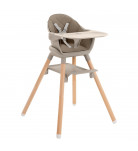 Стільчик для годування 2 в 1 Kikka boo Woody Beige