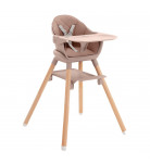 Стільчик для годування 2 в 1 Kikka boo Woody Pink