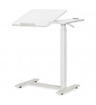 Приставний комп'ютерний стіл Mealux Hommex Mobidesk Duo USB White