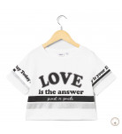 Футболка BluKids Bio Cotton Love Is The Answer Send A Smile