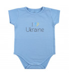 Боді Flamіngo I love Ukraine blue