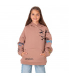 Худі утеплений Mevis Flowering Ukraine brown, р. 122