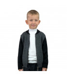 Бомбер Арт Ніт School сірий