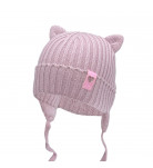 Шапка Elf-kids Golden heart pink