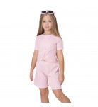 Комплект Mevis Футболка Шорти Stylish accent pink, р. 104