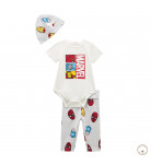 Комплект BluKids Organic Cotton Боді Шапка Штани Marvel Hero, р. 56