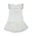 Комплект Bebetto Футболка Спідниця Little fairy milk, р. 86
