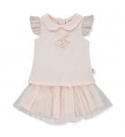 Комплект Bebetto Футболка Спідниця Little fairy pink, р. 86