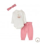 Комплект BluKids Bio Cotton Боді штани пов'язка 6237848, р. 56