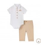 Комплект Blukids Боди Штани Bio Cotton 6385992, р. 56